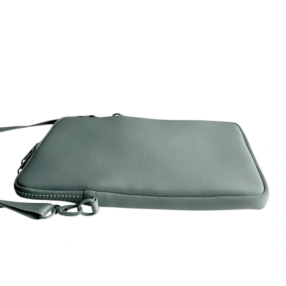 Dagne Dover Neoprene Crossbody Tablet Sleeve Sea Mist Laptop Pouch Bag Pocket